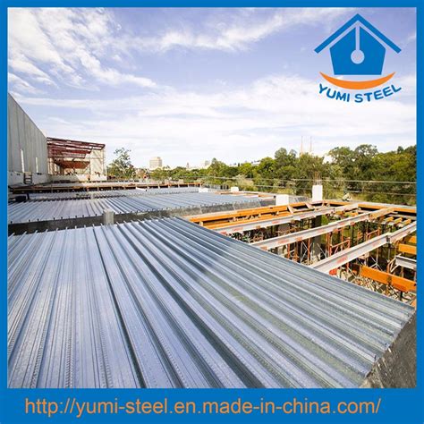 China Galvanized Steel Bondek Slab Floor Decking Sheet Photos ...