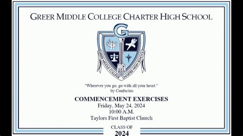 Greer Middle College Graduation - YouTube