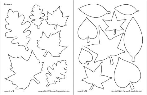 Free Printable Leaf Coloring Pages