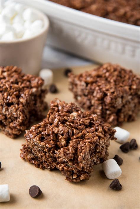 Chocolate Rice Krispie Treats Ultimate Recipe | Flour on My Fingers