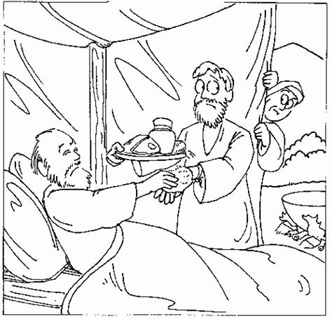 Jacob And Esau Coloring Page at GetDrawings | Free download