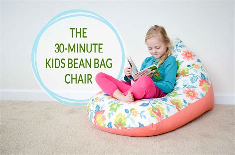 DIY: Sew a Kids Bean Bag Chair in 30 Minutes - Project Nursery