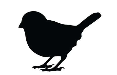 Sparrow Silhouette - ClipArt Best