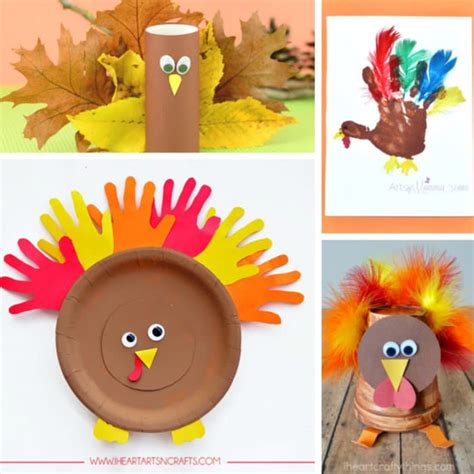 Turkey Crafts for Kids - Wonderful Art and Craft Ideas for Fall and Thanksgiving - Easy Peasy ...