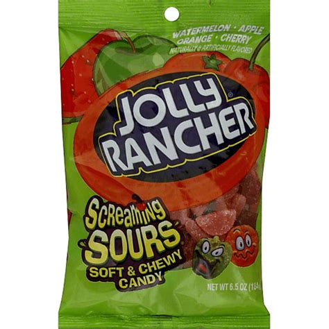 Jolly Rancher Soft & Chewy Candy, Screaming Sours, Assorted Flavors | Northgate Market