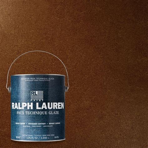 Ralph Lauren 1-gal. Chestnut Antique Leather Specialty Finish Interior Paint-Al13 - The Home ...