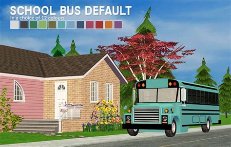 Poppet | >> School bus default replacement I’ve never been... | Sims ...