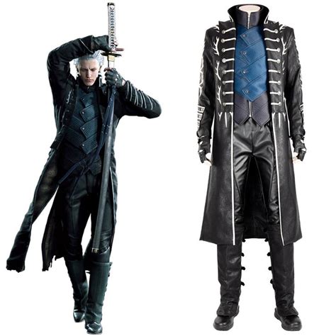 Vergil Devil May Cry 5 Leather Coat - RockStar Jacket