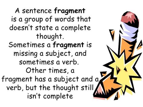 Sentence Fragments And Run Ons | Sentence fragments, Sentences, Words