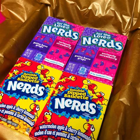 X4 Gift Box Nerds American Candy X2 Flavours Nerds Lover | Etsy