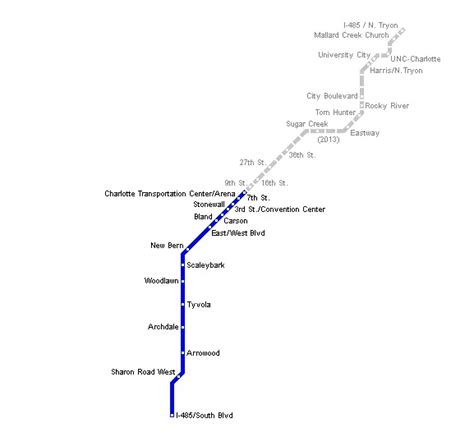 Charlotte Metro Map - MapSof.net