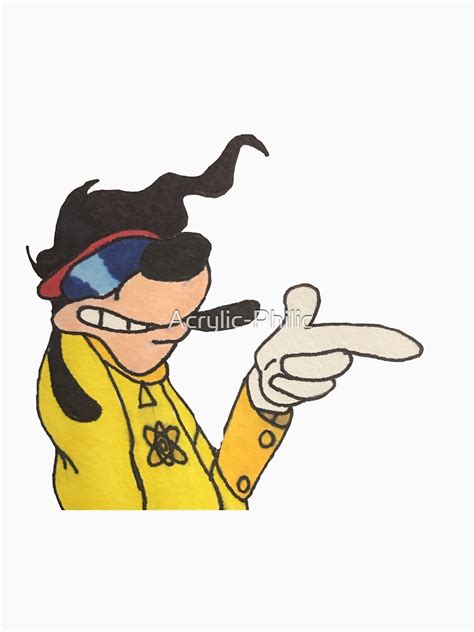 "Max Goof — Powerline" T-shirt by Acrylic-Philic | Redbubble