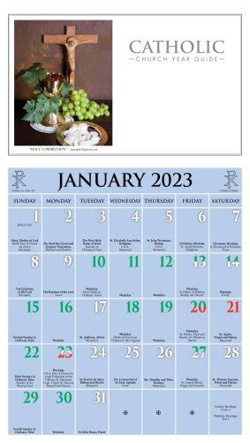 Sunday 18th June 2023 Catholic Calendar - PELAJARAN