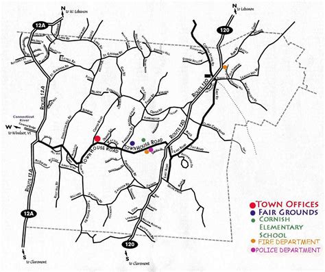 Map | Cornish New Hampshire