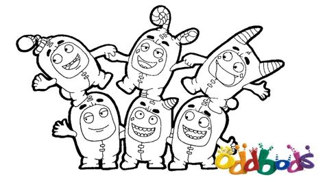 Oddbods Newt Coloring Pages Coloring Pages