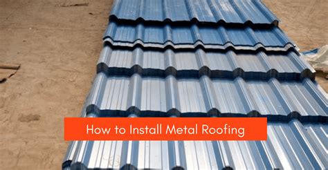 How to Install Metal Roofing - Bansal Roofing Products Limited