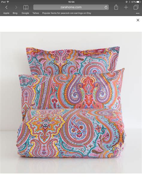 Zara home | Paisley bedding, Bed linens luxury, Bed linen inspiration