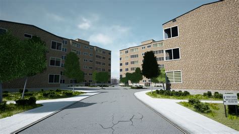 3D O Block - Chicago Parkway Garden Homes Model - TurboSquid 1744017