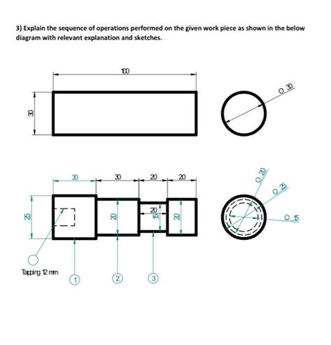 Solved 3) Explain the sequence of operations performed on | Chegg.com