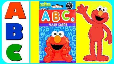 3 Sesame Street Flash Card Beginning Words Numbers Alphabet ABC Learning Kid Fun Learning ...