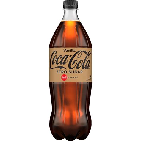 Coca - Cola Vanilla Zero Sugar Soft Drink Bottle 1.25l | Woolworths