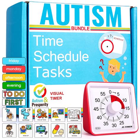 Buy Autism & Prosperity Kids Time Schedule Tasks Autistic Children ...