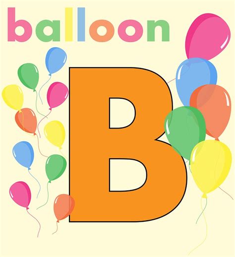 Balloons Colourful B Letter · Free image on Pixabay