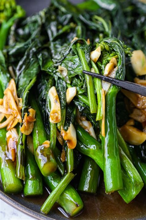 Chinese Broccoli with Garlic Sauce | Pickled Plum