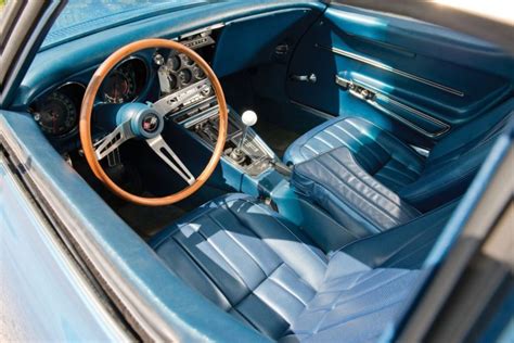 1968, Chevrolet, Corvette, L71, c3 , Cars, Blue, Interior Wallpapers HD ...