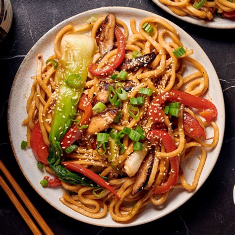 Teriyaki Udon Noodles with Vegetables - Redwood Kitchen