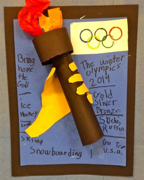 Art with Mr. Giannetto: 2nd Grade: Olympic Torch