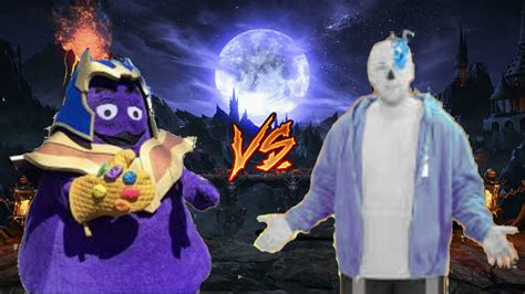 Thanos Grimace Vs Adam Sansler by thesneakymemedealer2 on DeviantArt