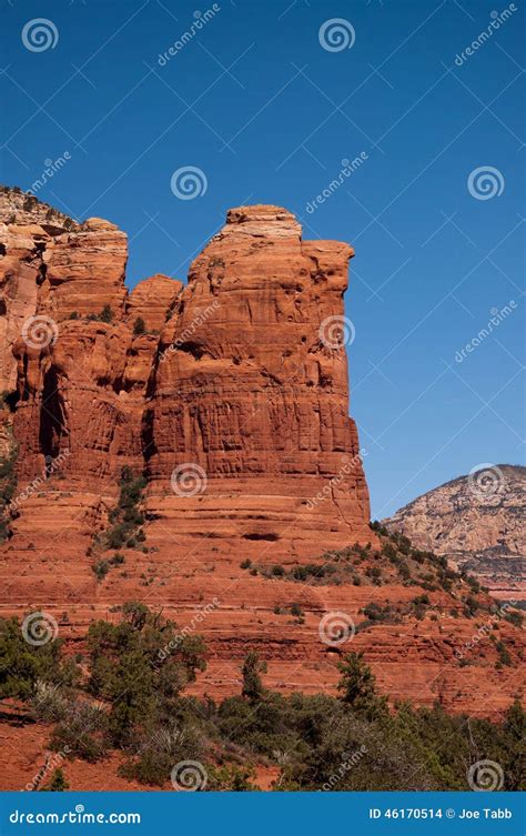 Coff Pot Mountain stock photo. Image of sedona, rock - 46170514