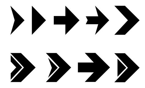 Arrows set. Arrow icon collection. Set different arrows or web design ...