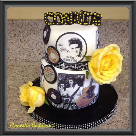 An Elvis Presley Themed Musical 70th Birthday Cake El - vrogue.co