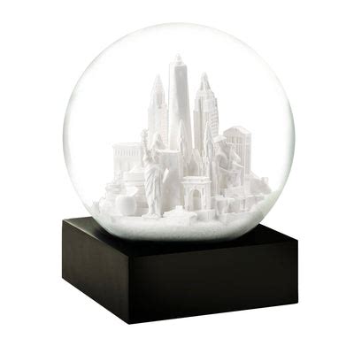 Snow Globe NYC White | CoolSnowGlobes