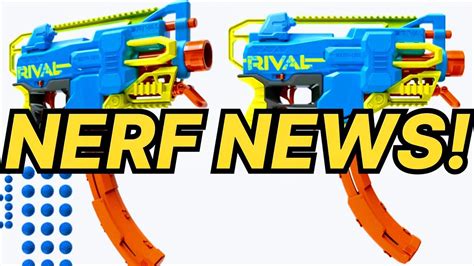 NERF NEWS!!! The 2024 Nerf Rival Challenger has been REVEALED!! - YouTube