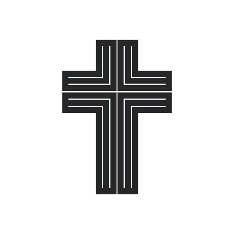 Cross religion god vector illustration icon. Symbol christianity and ...