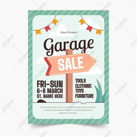 Garage Sale Poster Business Design Template Download on Pngtree