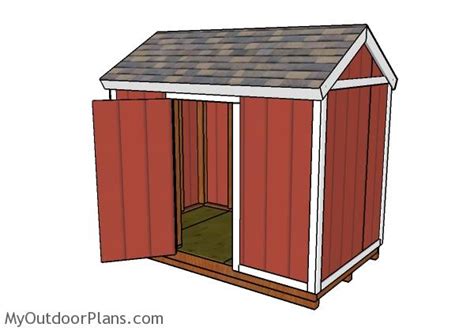 6x10 Shed Plans | MyOutdoorPlans