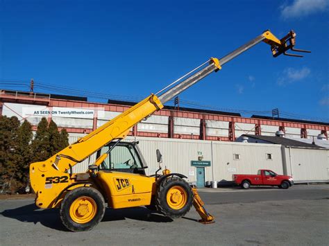 Jcb 532 7, 000lbs 40ft Height Telescopic Telehandler Boom Lift Forklift Truck 4x4