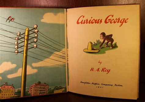 Curious George by H. A. Rey: Very Good Hardcover (1941) 1st Edition. | Ernestoic Books