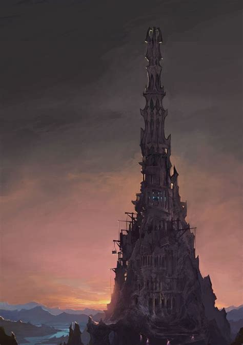 Dark Tower Concept Art from Overlord : r/ImaginaryArchitecture