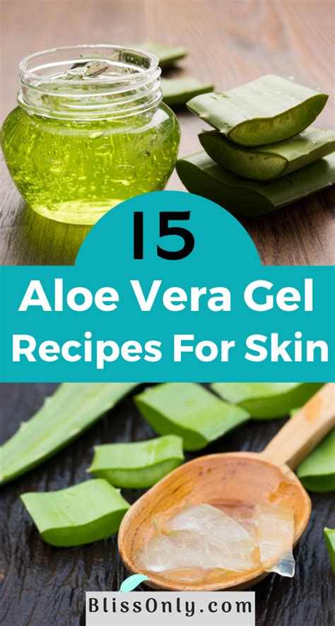 16 Best Aloe Vera Gel Skin Care Recipes (Beyond Easy) - BlissOnly in ...