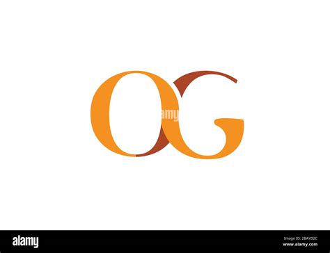 O G Initial Letter Logo design vector template, Graphic Alphabet Symbol for Corporate Business ...