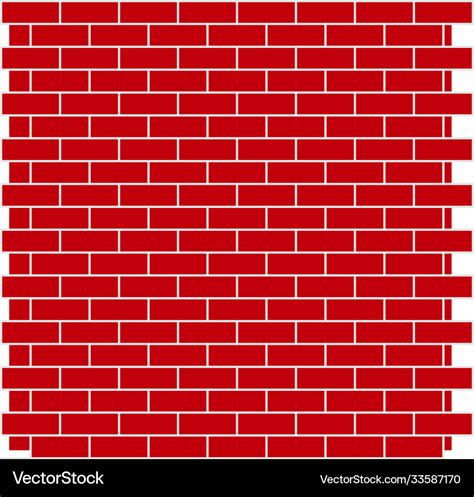 Red brick walls template design Royalty Free Vector Image