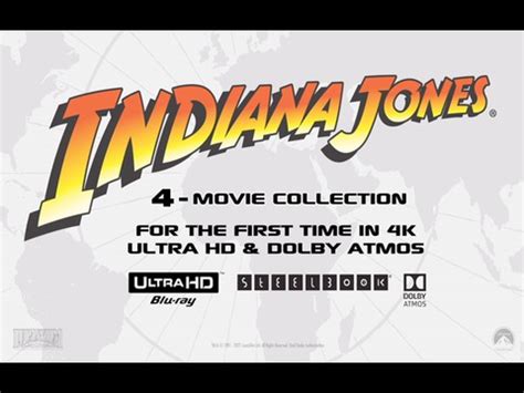 Indiana Jones 4-Movie Collection [Includes Digital Copy] [4K Ultra HD ...