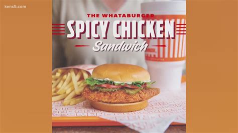 Whataburger gets into the chicken sandwich wars with Spicy Chicken Sandwich | kens5.com