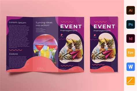 Event Management Brochure Trifold | Brochure Templates ~ Creative Market