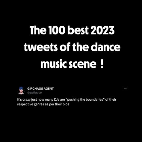 The 100 best tweets of the dance music scene in 2023 ! - Clubbing TV